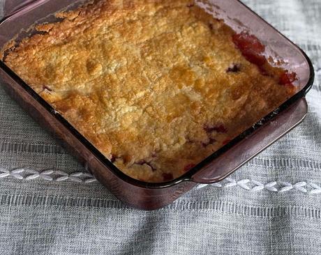 Easy 3-Ingredient Cherry Cobbler