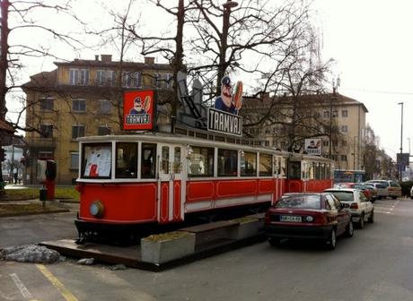 Restaurant in a Tram