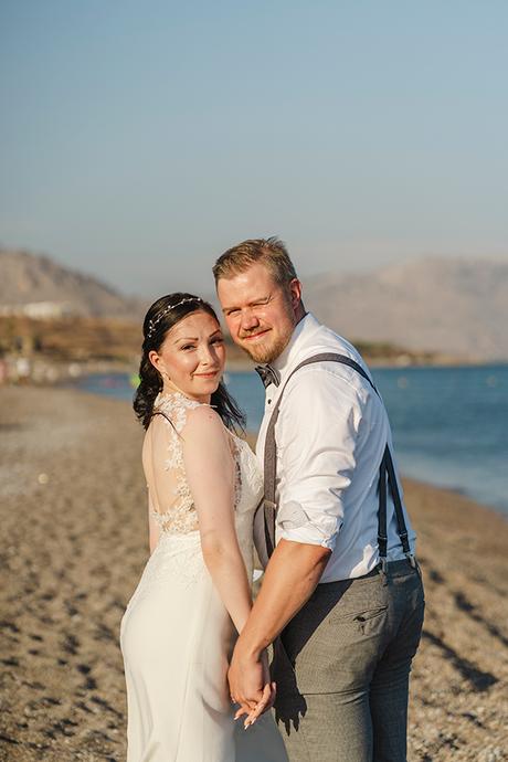 Intimate beach wedding in Rhodes | Alexandra & Ville