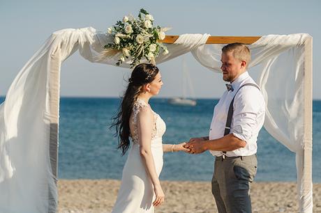 Intimate beach wedding in Rhodes | Alexandra & Ville