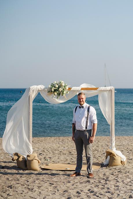 Intimate beach wedding in Rhodes | Alexandra & Ville