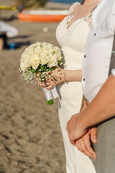 Intimate beach wedding in Rhodes | Alexandra & Ville