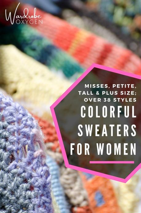 38 Colorful Sweaters for Grown Women for 2024