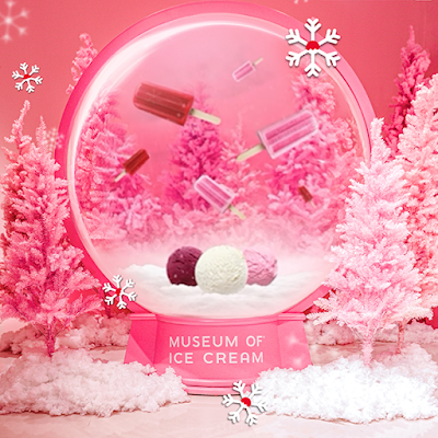 Celebrate Sweet and Frosty Pinkmas Magic at Plaza Singapura with Museum of Ice Cream: Festive Lights, Sweet Treats, and Ice Cream Fun!