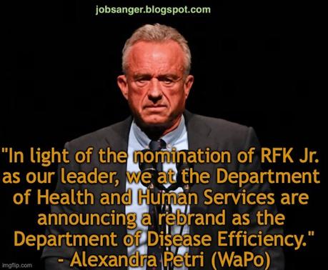 HHS Is Now The Department Of Disease Efficiency