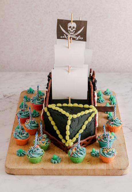 Yo-ho-ho! How to make a pirate ship cake