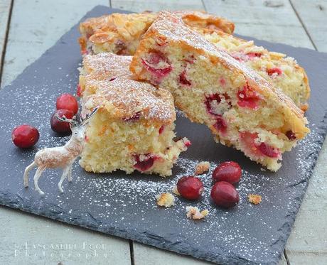 Fresh Cranberry and Almond Slices