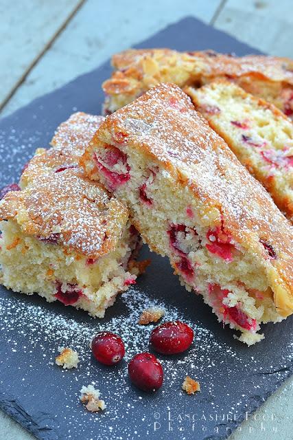 Fresh Cranberry and Almond Slices