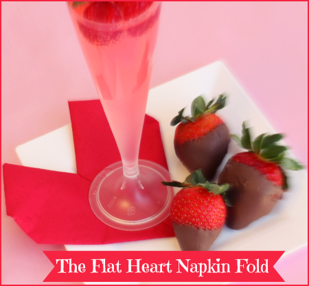 DIY Valentines Day Romantic Polyester Napkin Folding Tutorial Blog Smarty Had A Party Elegant Disposable Plastic Dinnerware