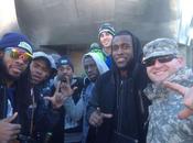 Cousin Just Casually Hanging With Super Bowl Champion Seattle Seahawks