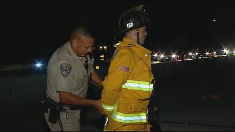 CHP Arrests Firefighter at Accident Scene
