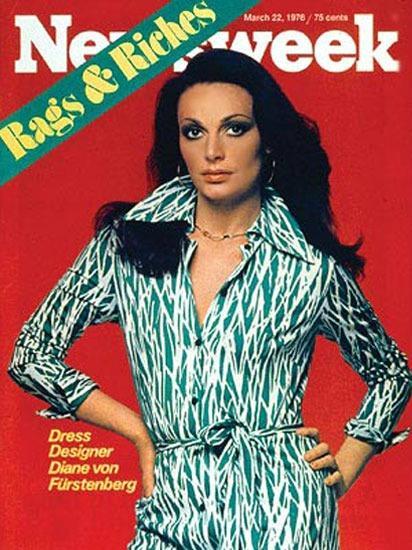 DVF 1975 Newsweek cover