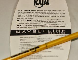 Review and Swatches | New Maybelline Colossal Kajal