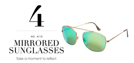 Mirrored Sunglasses - 10 Stylish Items To Shop For This Weekend