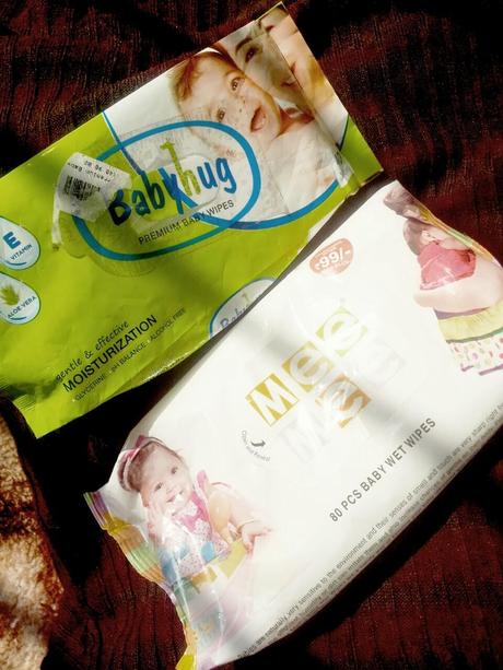 Review | Babuhug Premium Baby Wipes Vs Mee Mee Baby Wet Wipes