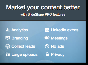 Slideshare premium options