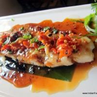 Tangtze river grilled fish with black beans and pickled chillies