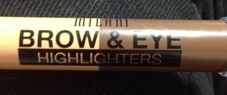 Milani Brow and Eye Highlighters in Vanilla/Natural Taupe