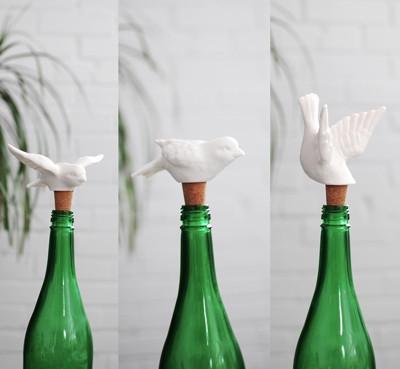 Birds of a Feather  Wine Stoppers Assorted Styles design by imm Living