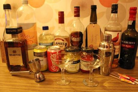 thrifty night in ideas for retro cocktail making