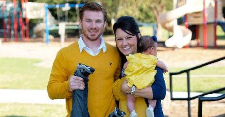 Christian Parenting advice columnist's 3-year-old shoots sister with dad's gun. Photo of Justin Carper and family.