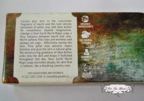 Dear Earth Myrrh Magic Vegan Anti-Wrinkle Soap Review