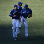 2014 Spring Training Countdown: 4 Days Anthony Gose, Moises Sierra, Kevin Pillar Toronto Blue Jays Outfield 2014