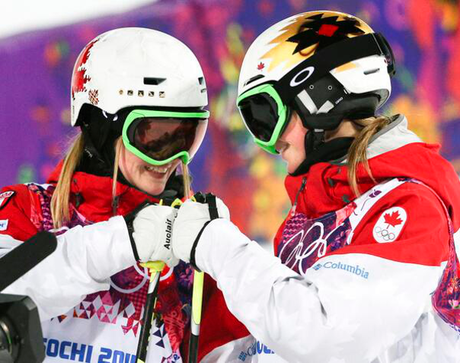 Justine & Chloe Dufour-Lapointe via @HuffPostCanada