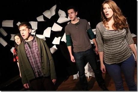 Jill Sesso, Greg Foster, Henry McGinniss and Molly Kral in Edges the Musical