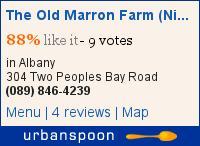 The Old Marron Farm (Nippers) on Urbanspoon