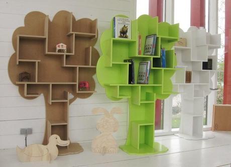 Design for kids from Paris and Cologne shows Open freestanding kids bookcase LOUANE - Mathy by Bols