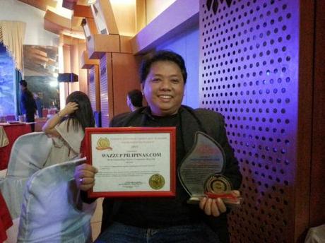 Wazzup Pilipinas Most Oustanding Filipino Community Blog Site Awarding