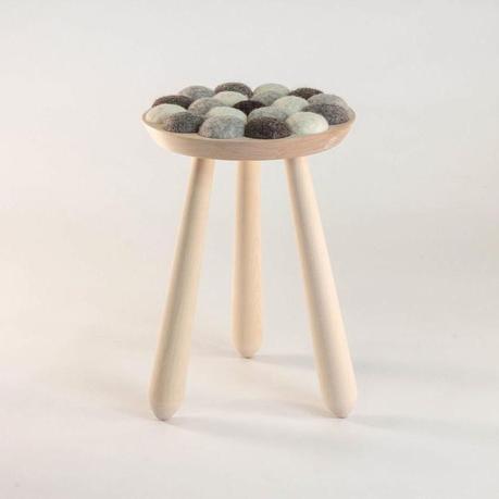 Interesting new design from Stockholm Furniture Fair 2014 http://mocoloco.com/fresh2/upload/2014/02/cool_with_wool_stool_by_aud_julie_befring-/cool_with_wool_stool_aud_julie_befring_4b.jpg