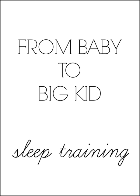 From Baby To Big Kid: Sleep Training {Link Up}