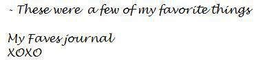 Heart to Heart MyFavesJournal