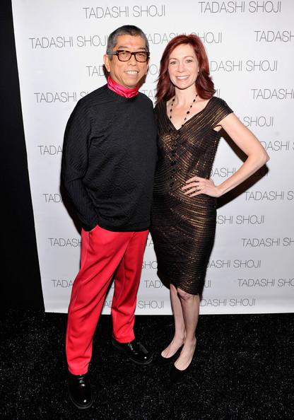 Carrie Preston and Tadashi Shoji Show MBFW Stephen Lovekin Getty 3