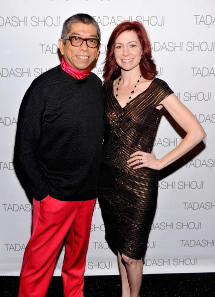 Carrie Preston and Tadashi Shoji Show MBFW Stephen Lovekin Getty
