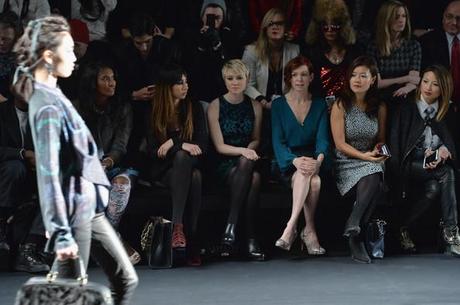 Carrie Preston Nicole Miller MBFW Larry Busacca Getty