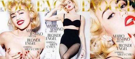 Miley Cyrus By Mario Testino For German Vogue March 2014