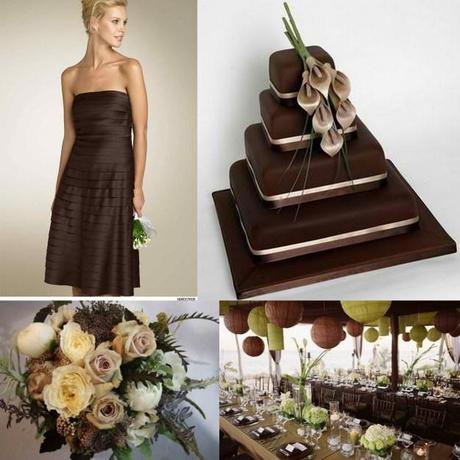 Brown theme wedding