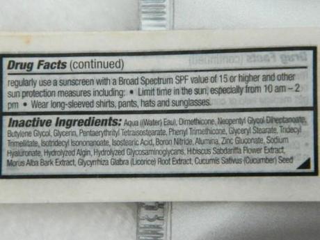 Revlon Photoready BB Cream Skin Perfector Ingredients