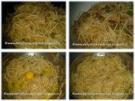Egg Noodles - Indian Masala