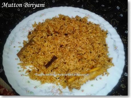 Mutton Biriyani