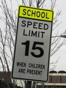 No speeding zone