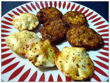 Sainsbury's Mexican - Cornbread, Sweetcorn Fritters & BBQ Bean Quesadillas