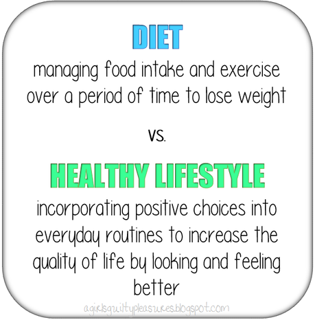 Diet Vs. Healthy Lifestyle - Paperblog