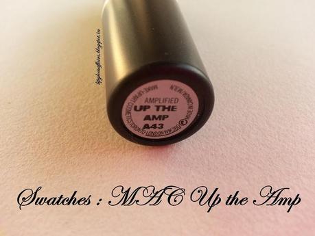 ♥ Swatches : MAC Up the Amp ♥