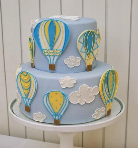 Up Up and Away Baptism by  Francisca Neves from Cupcake