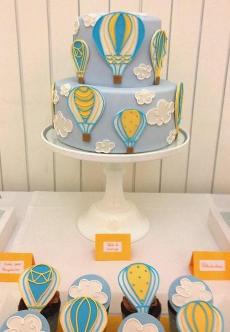 Up Up and Away Baptism by  Francisca Neves from Cupcake