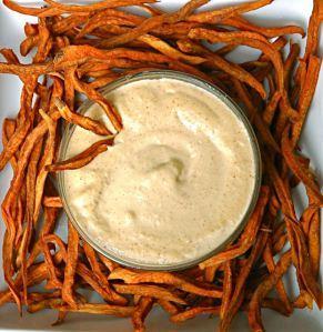 WIAW: Eat Yo Veggies The raw sweet potato fries, courtesy of Rawmazing.